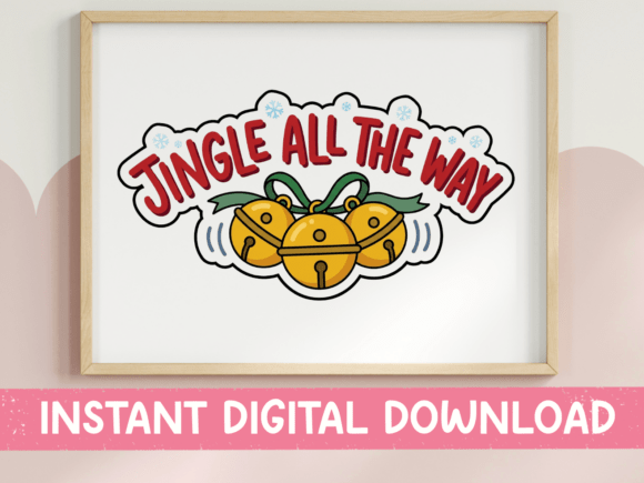 Jingle All the Way Bells Christmas: A Festive Design Asset