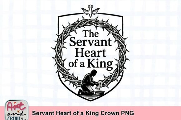 Servant Heart of a King Crown PNG: A Design Asset for Meaningful Projects